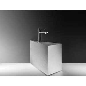 Targa mitigeur s pour lavabo corps lisse ouverture sur l'eau froide chromé - ROCA A5A325FC00 