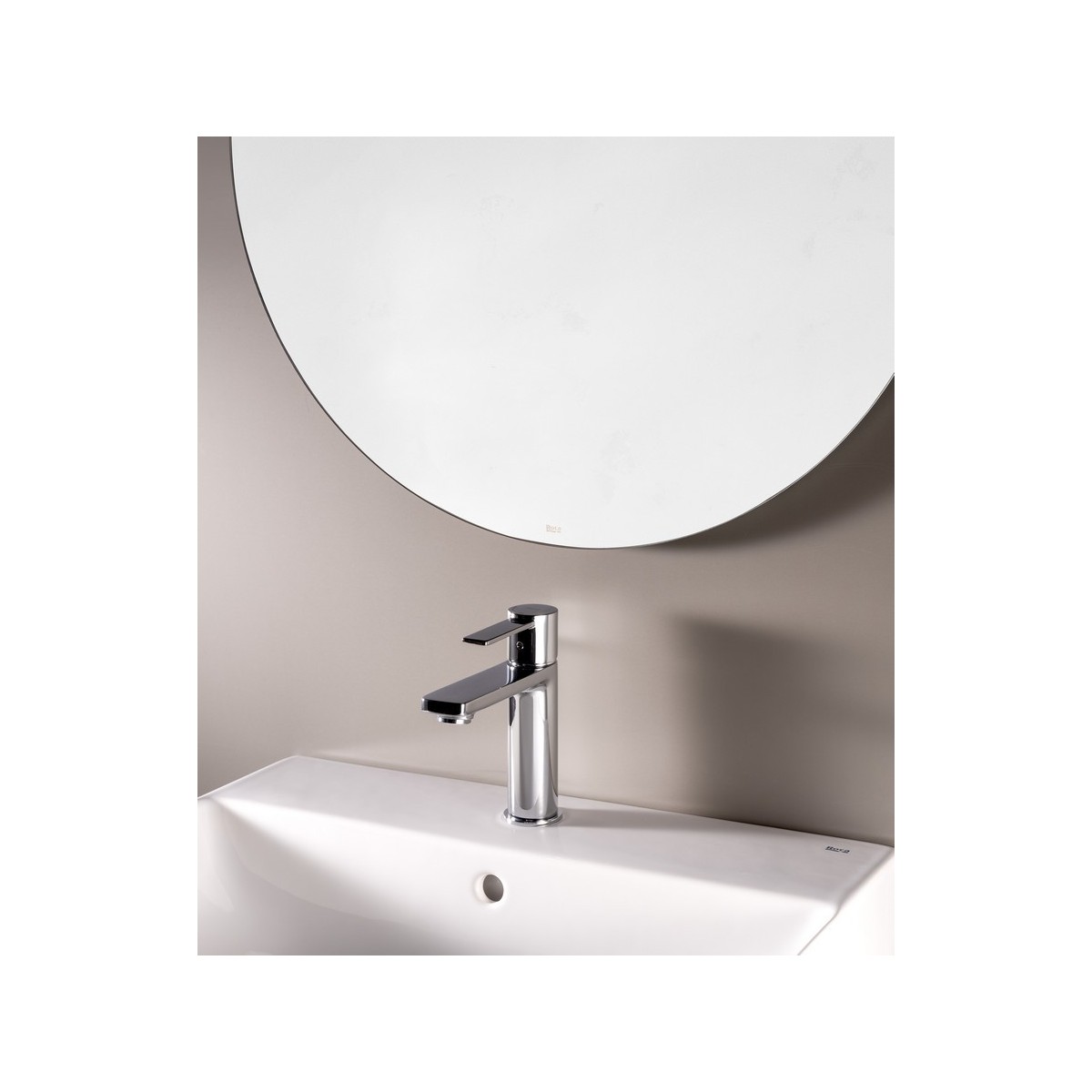 Targa mitigeur s pour lavabo corps lisse ouverture sur l'eau froide chromé - ROCA A5A325FC00 
