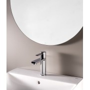 Targa mitigeur s pour lavabo corps lisse ouverture sur l'eau froide chromé - ROCA A5A325FC00 