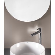 Targa mitigeur xl pour lavabo corps lisse ouverture sur l'eau froide chromé - ROCA A5A345FC00 