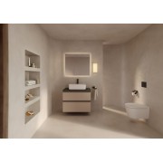 Targa mitigeur xl pour lavabo corps lisse ouverture sur l'eau froide noir mat - ROCA A5A345FNB0 