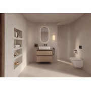 Targa mitigeur pour lavabo à encastrer noir mat - ROCA A5A355FNB0 