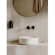 Ona mitigeur de lavabo monotrou à encastrer.graphite brossé - ROCA A5A359EGM0 