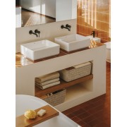 Ona mitigeur de lavabo monotrou à encastrer.graphite brossé - ROCA A5A359EGM0 