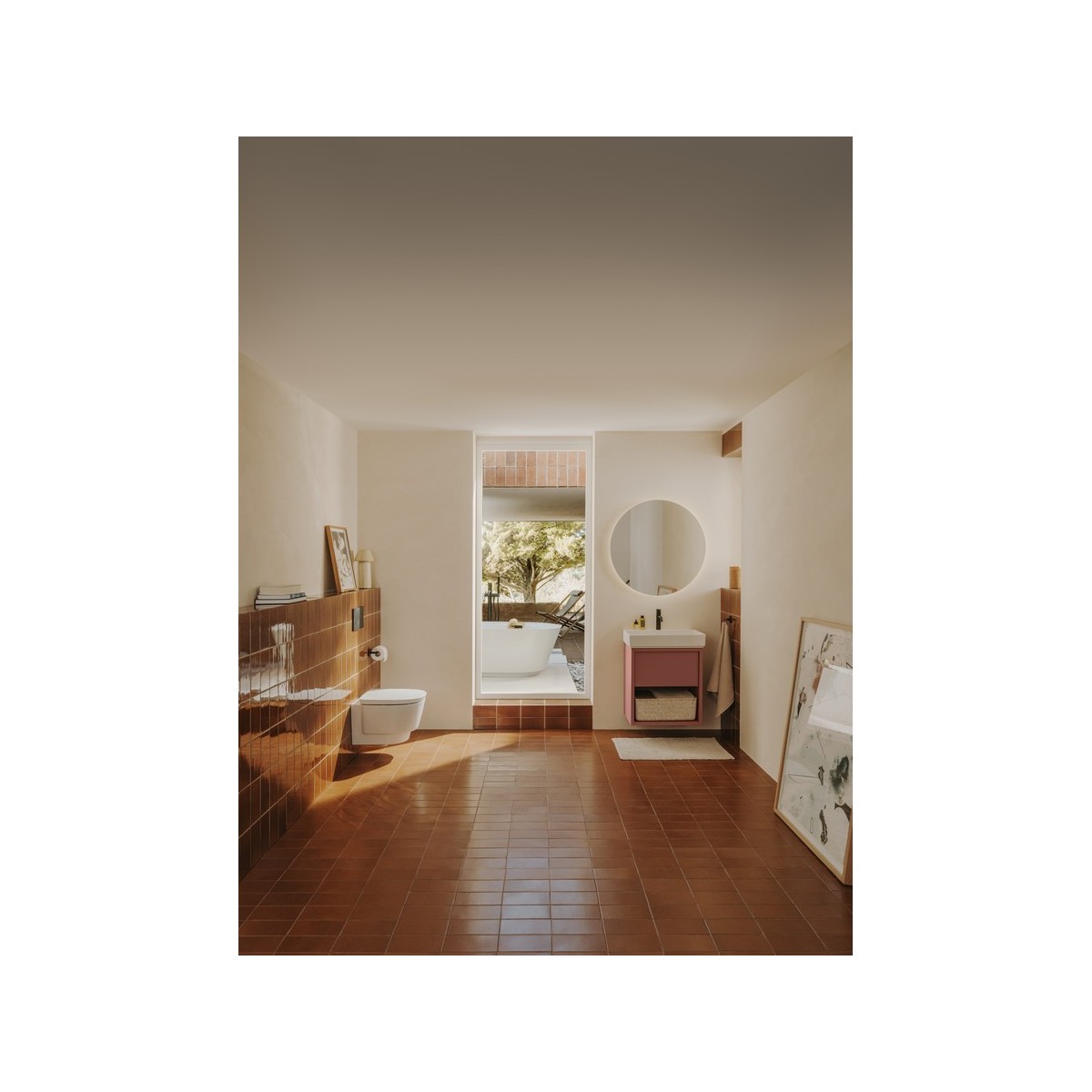 Ona mitigeur de lavabo monotrou corps lisse, vidage clic-clac graphite brossé - ROCA A5A3A9EGM0 