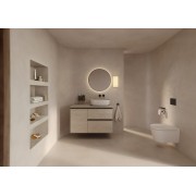 Ona mitigeur lavabo monotrou à encastrer noir mat - ROCA A5A459ENB0 