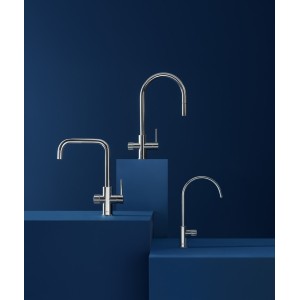 Aquafy mitigeur évier à bec tube à double sortie chromé - ROCA A5A8C3GC00 