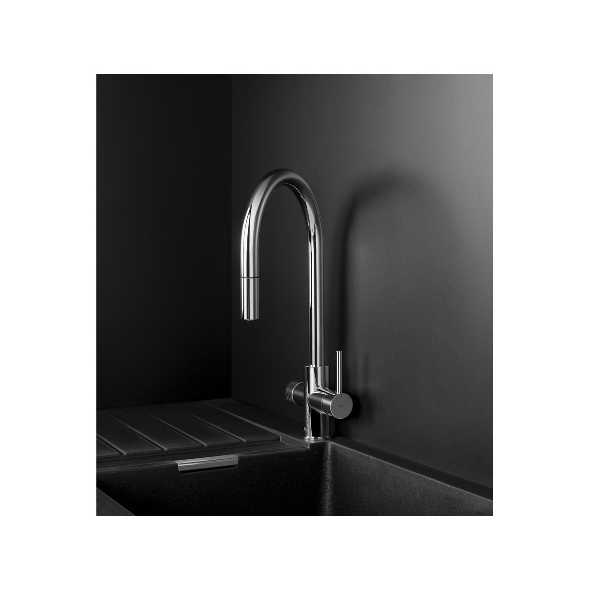 Aquafy mitigeur évier à bec tube à double sortie chromé - ROCA A5A8D3GC00 