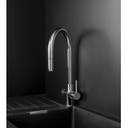 Aquafy mitigeur évier à bec tube à double sortie chromé - ROCA A5A8D3GC00 