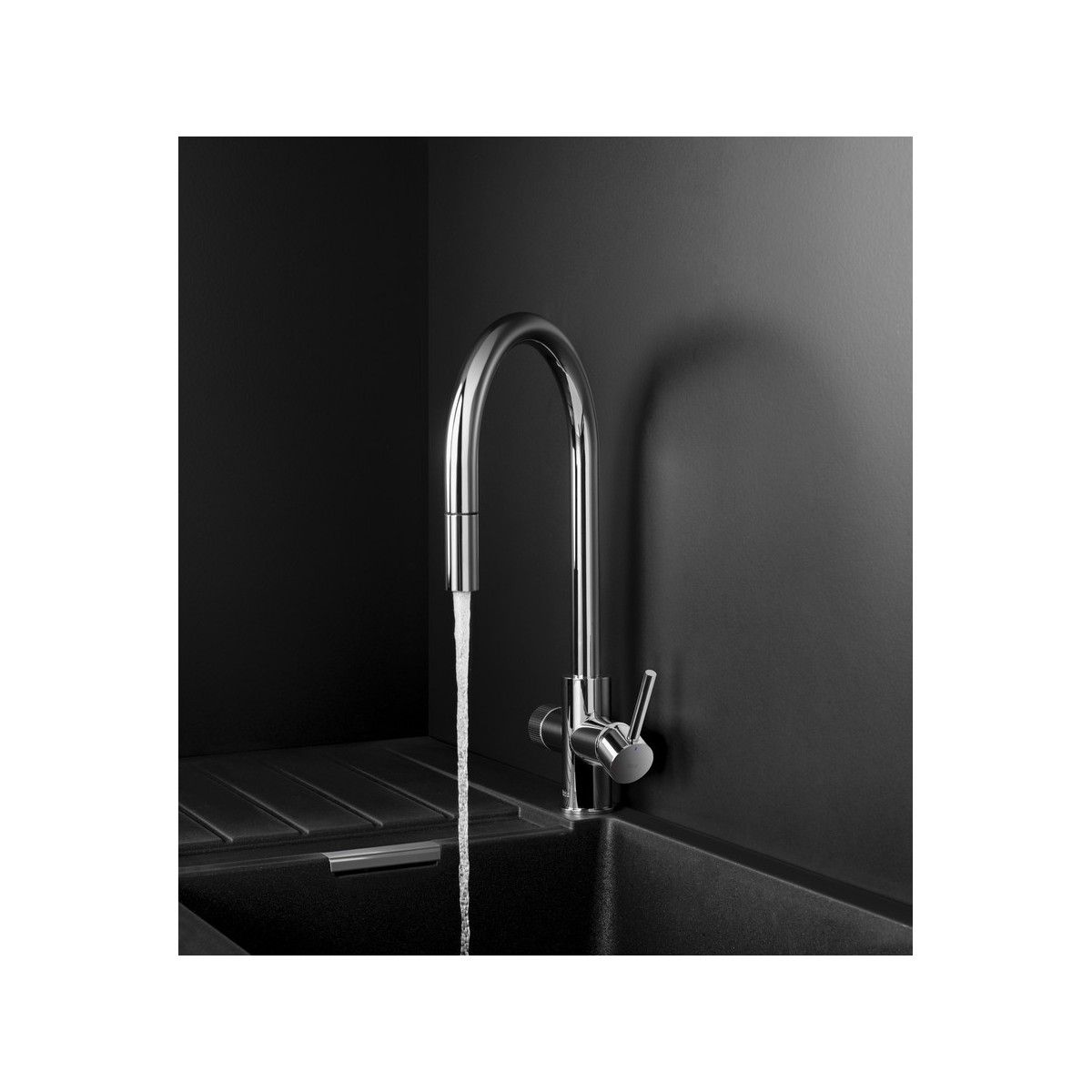 Aquafy mitigeur évier à bec tube à double sortie chromé - ROCA A5A8D3GC00 