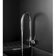 Aquafy mitigeur évier à bec tube à double sortie chromé - ROCA A5A8D3GC00 