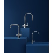 Aquafy mitigeur évier à bec tube à double sortie chromé - ROCA A5A8D3GC00 