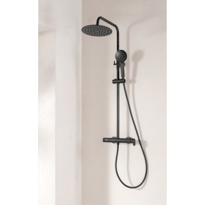 Vega plus round colonne douche télescopique (750–1120 mm) mitigeur monocommande - ROCA A5A9A6ENB0 