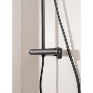 Vega plus round colonne douche télescopique (750–1120 mm) mitigeur monocommande - ROCA A5A9A6ENB0 