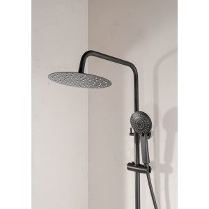 Vega plus round colonne douche télescopique (750–1120 mm) mitigeur monocommande - ROCA A5A9A6ENB0 