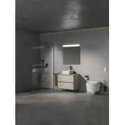 Bras mural pour pomme de douche l400 mm graphite brossé - ROCA A5B0250GM0 
