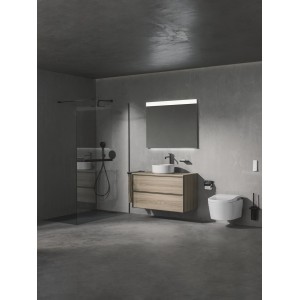 Bras mural pour pomme de douche l400 mm graphite brossé - ROCA A5B0250GM0 
