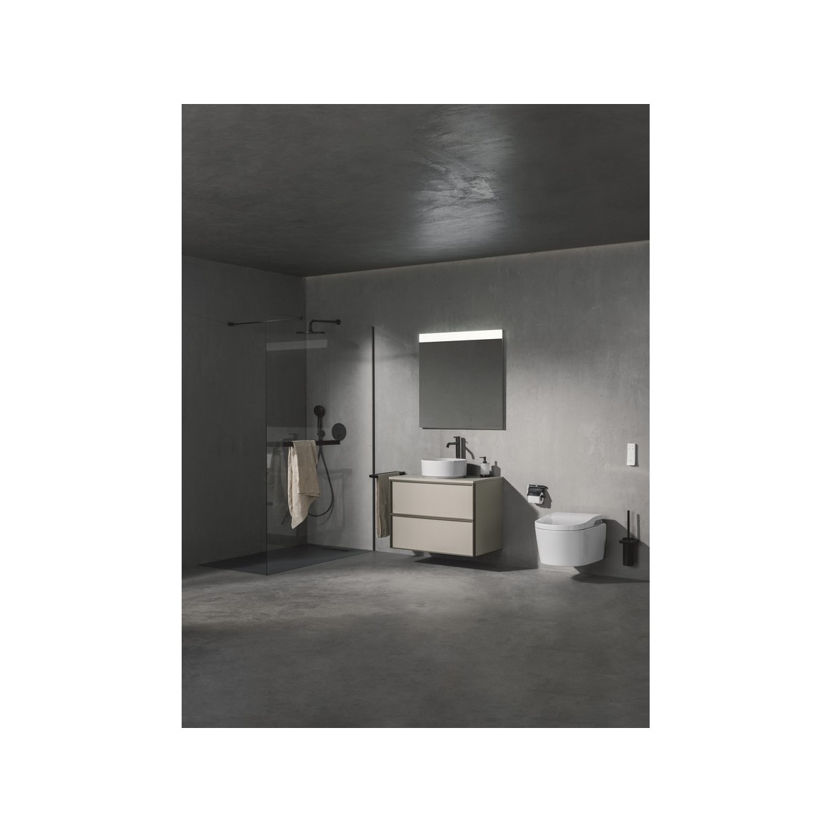 Bras mural pour pomme de douche l400 mm cuivre brossé - ROCA A5B0250RM0 