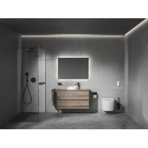 Bras mural pour pomme de douche 400 mm pvd acier inoxydable - ROCA A5B0250SM0 