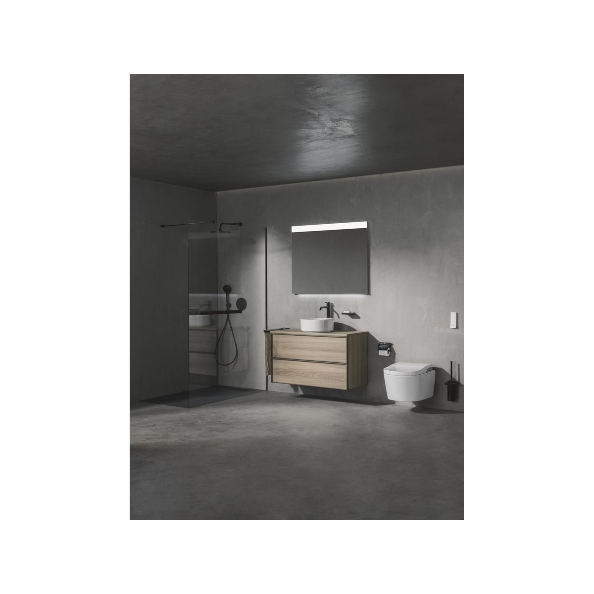 Bras mural pour pomme de douche 400 mm pvd or brossé - ROCA A5B0250VA0 