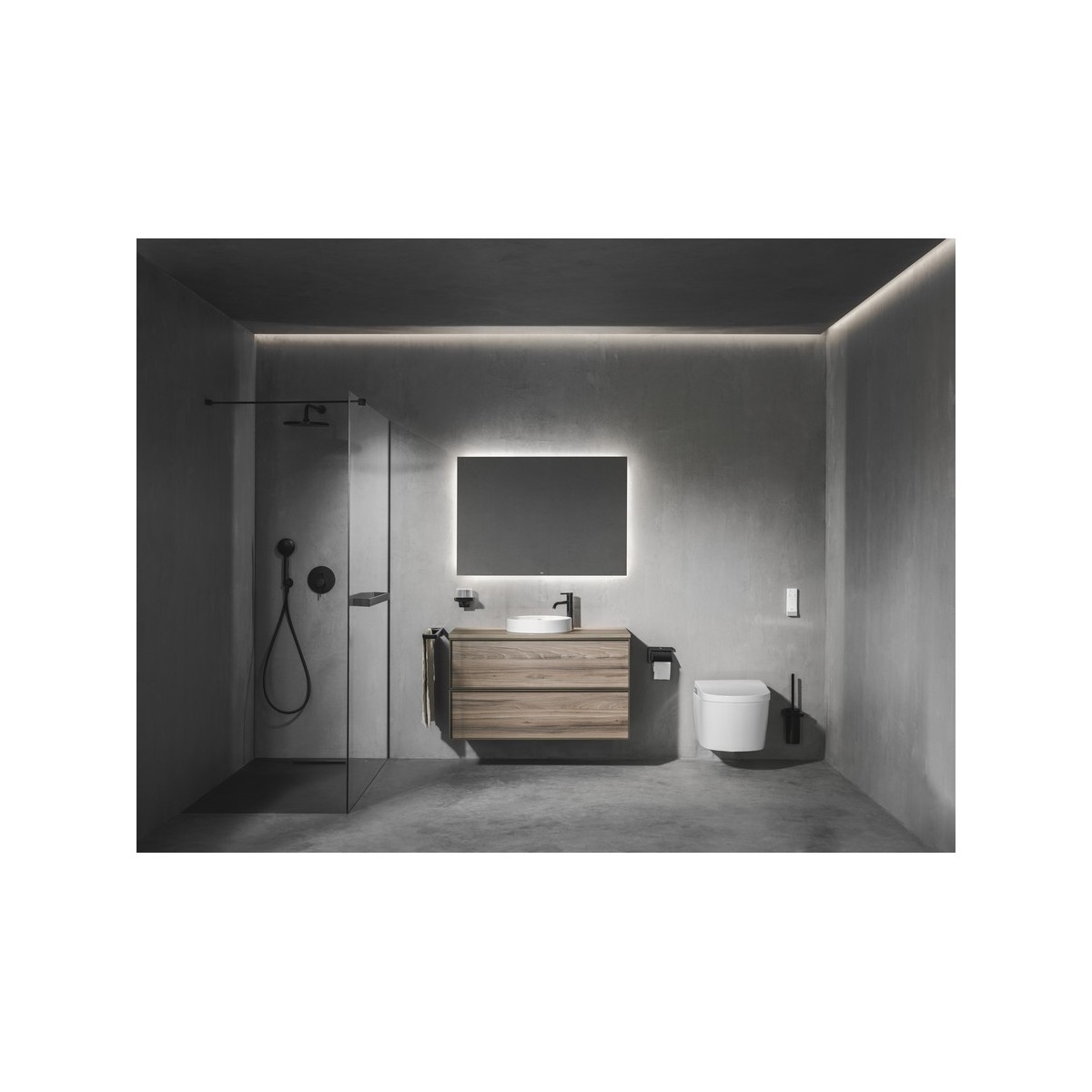 Bras mural pour pomme de douche 400 mm pvd or brossé - ROCA A5B0250VA0 
