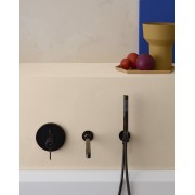 Support mural fixe rond pour douchette à main cuivre brossé - ROCA A5B1350RM0 