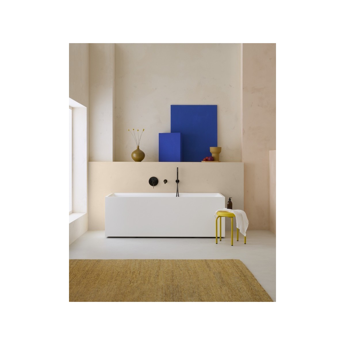 Support mural fixe round pour douchette à main pvd acier inoxydable - ROCA A5B1350SM0 