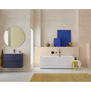 Support mural fixe round pour douchette à main pvd or brossé - ROCA A5B1350VA0 