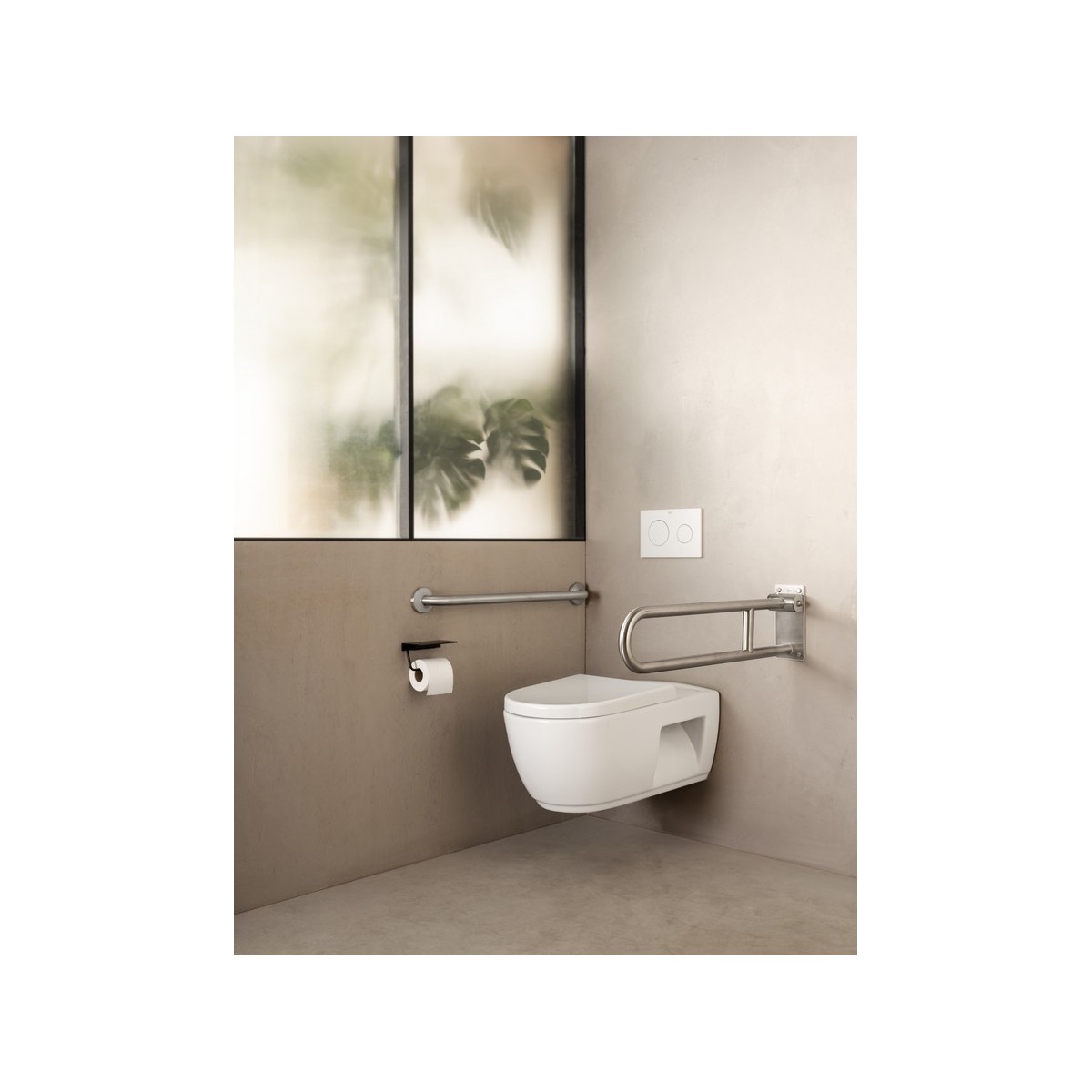 Access abattant double avec fixations renforcées - ROCA A801230001 