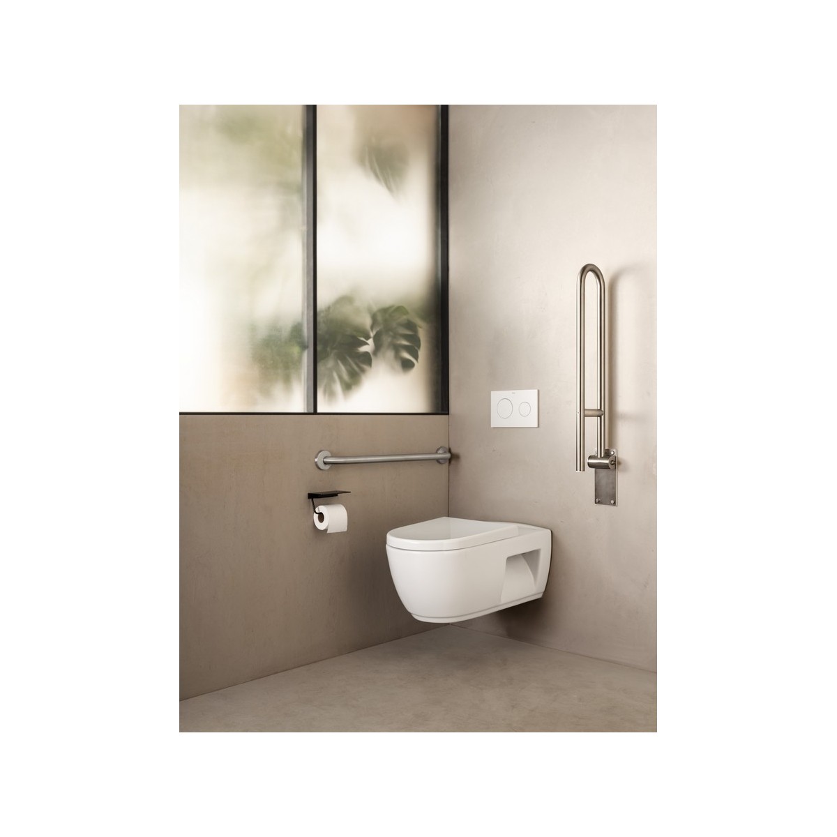 Access abattant double avec fixations renforcées - ROCA A801230001 