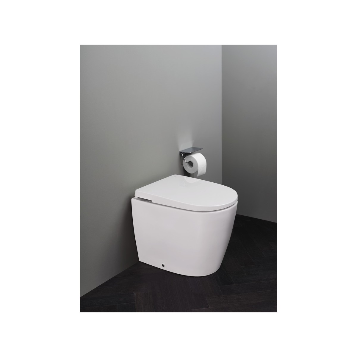 Avant wc au sol rimless avec réservoir intégré alimentation hydraulique externe - ROCA A80336MS0H 
