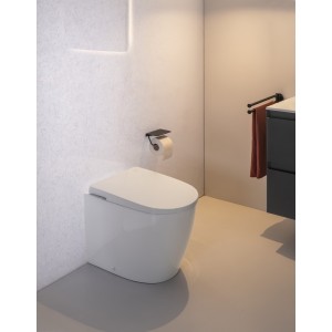 Avant wc au sol rimless, réservoir intégré alimentation hydraulique interne - ROCA A80336MS0W 