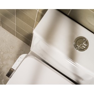 In-wash ona wc lavant au sol compact rimless réservoir (3/4,5l) émail supraglaze - ROCA A803461S01 