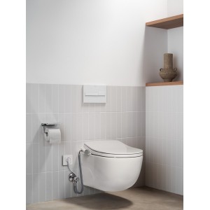 Multiclean m4 round compact abattant lavant avec fonctions lavage et séchage - ROCA A804057001 