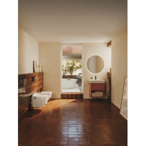 Multiclean m4 round compact abattant lavant avec fonctions lavage et séchage - ROCA A804057001 