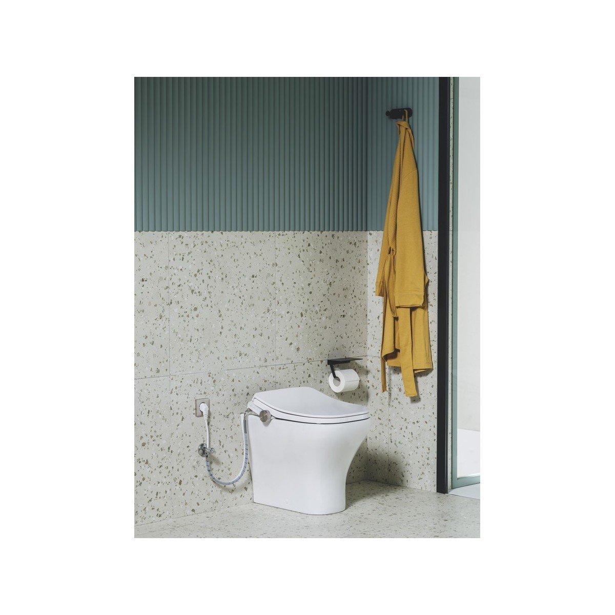 Multiclean m4 round compact abattant lavant avec fonctions lavage et séchage - ROCA A804057001 