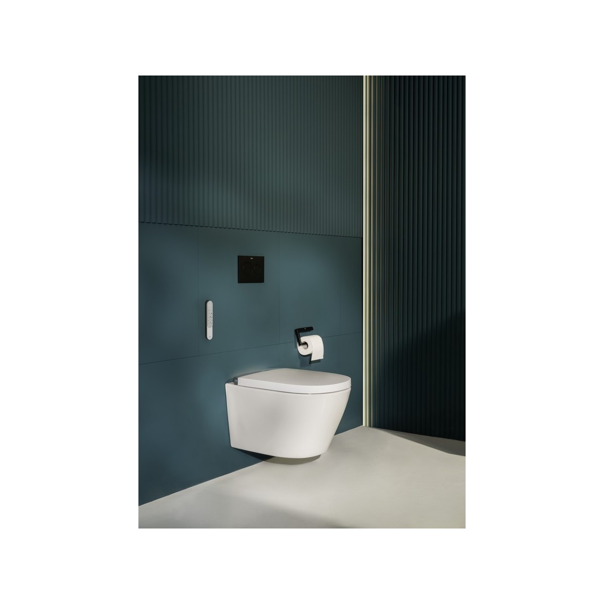 Tempo porte-papier noir mat - ROCA A817034NB0 