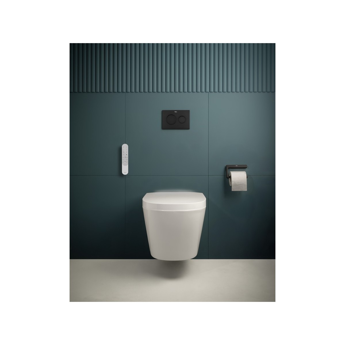 Tempo porte-papier noir mat - ROCA A817034NB0 