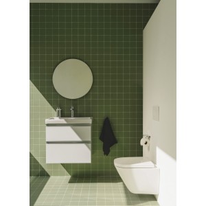 Hotels round patère titanium black - ROCA A817570CN0 