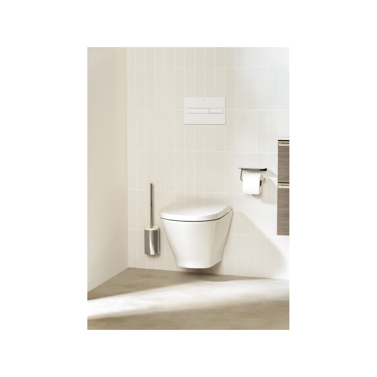 Hotels Round porte-papier rouleau avec couvercle Rose Gold - ROCA A817581RG0 