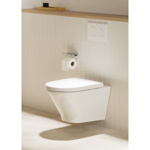 Hotels Round porte-papier rouleau avec couvercle Rose Gold - ROCA A817581RG0 