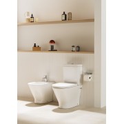 Hotels Round porte-papier rouleau avec couvercle or brossé - ROCA A817581VA0 