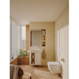 Hotels round porte-papier rouleau acier inoxydable - ROCA A817582SM0 