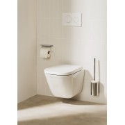 Hotels round porte-balayette mural titanium black - ROCA A817587CN0 