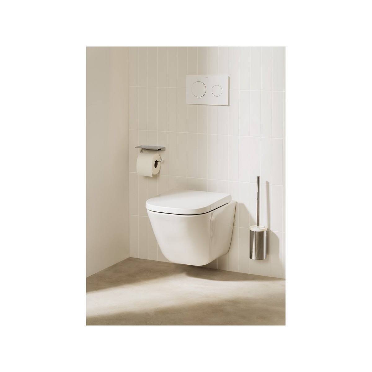 Hotels round porte-balayette mural rose gold - ROCA A817587RG0 