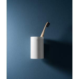 Hotels round porte-verre mural acier inoxydable - ROCA A817595SM0 