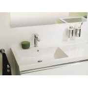 Hotel's round distributeur de savon à fixer au mur avec poussoir graphite brossé - ROCA A817596GM0 