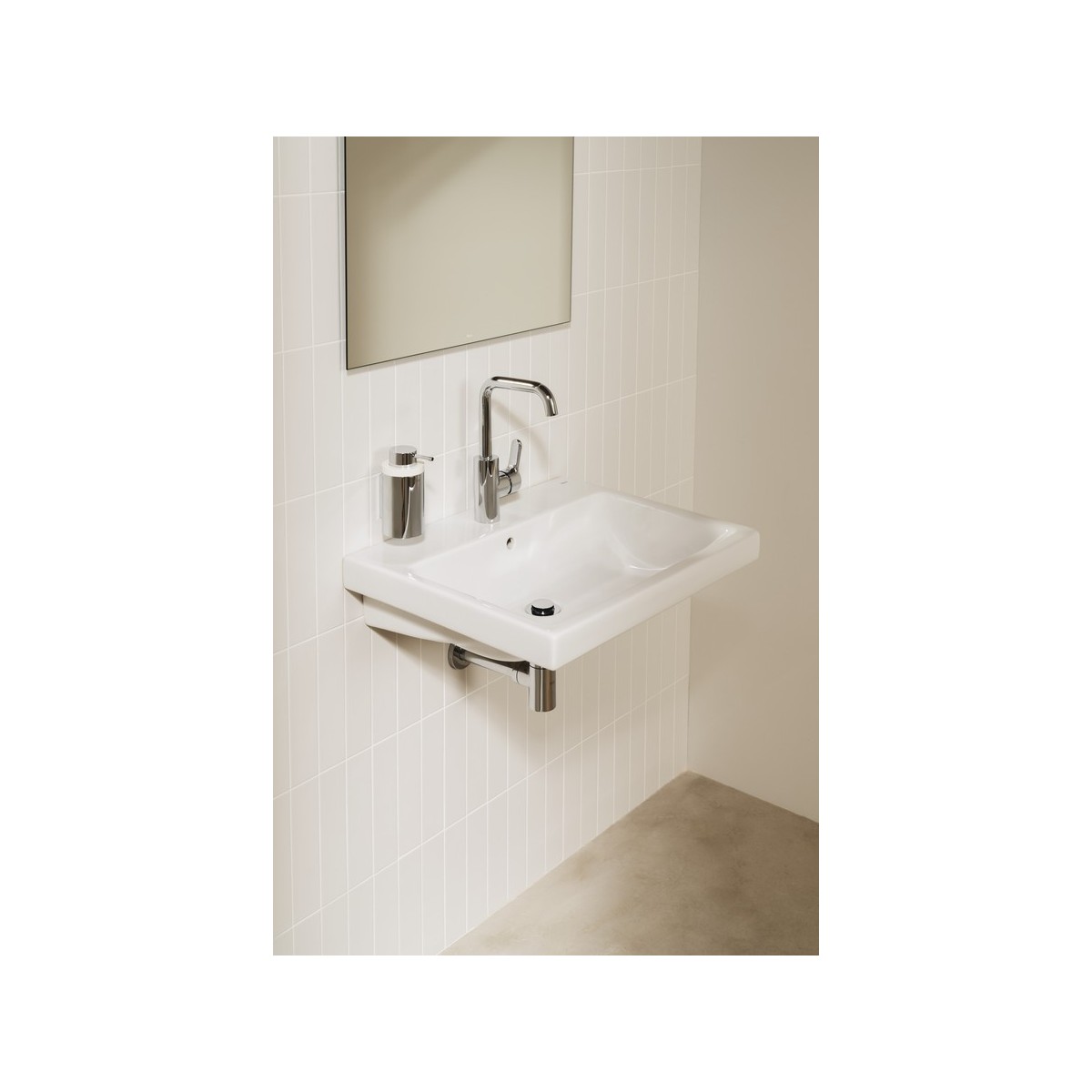 Hotel's round distributeur de savon à fixer au mur avec poussoir graphite brossé - ROCA A817596GM0 