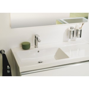 Hotels round distributeur de savon mural avec poussoir or brossé - ROCA A817596VA0 