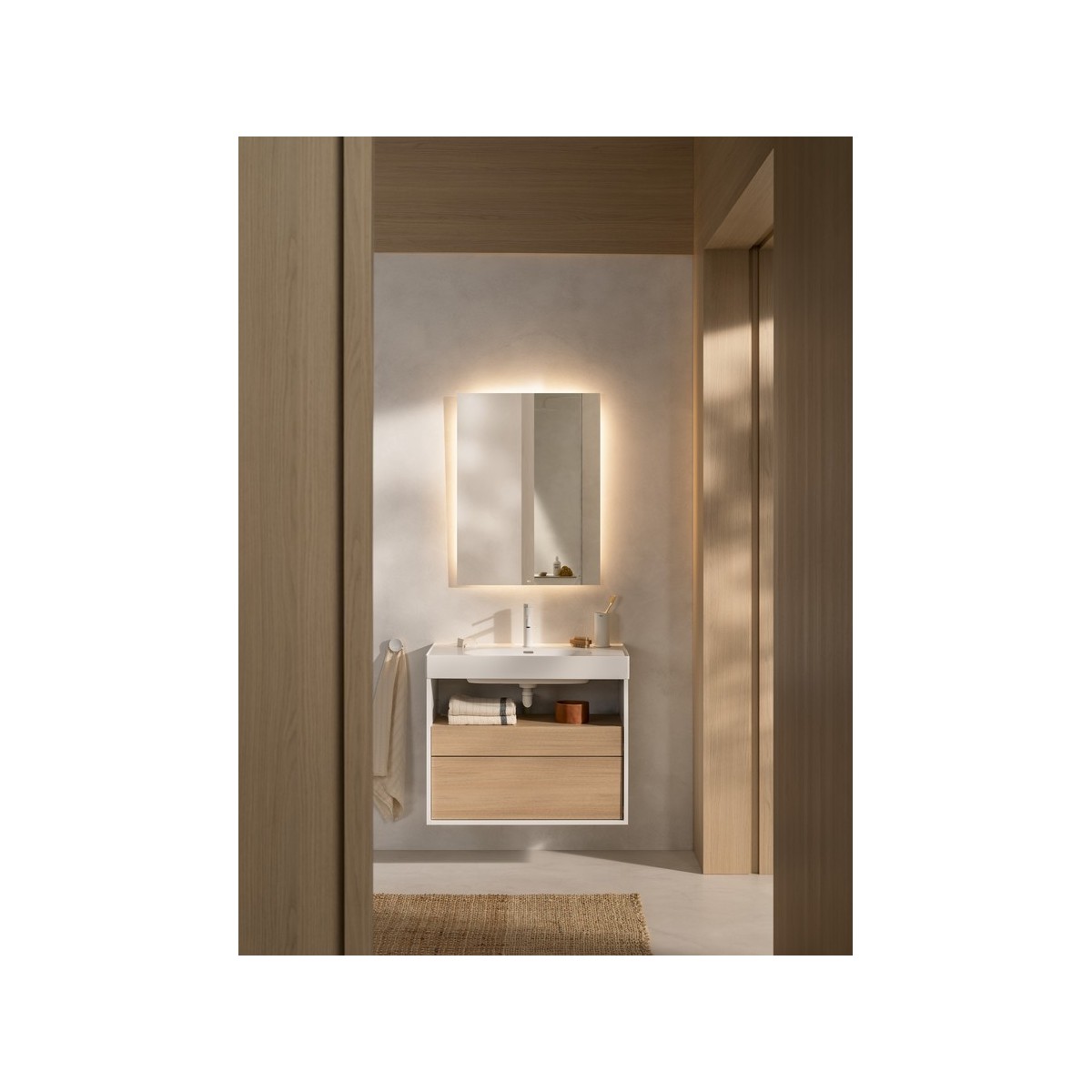 Allegro verre à poser blanc mat - ROCA A817861B00 